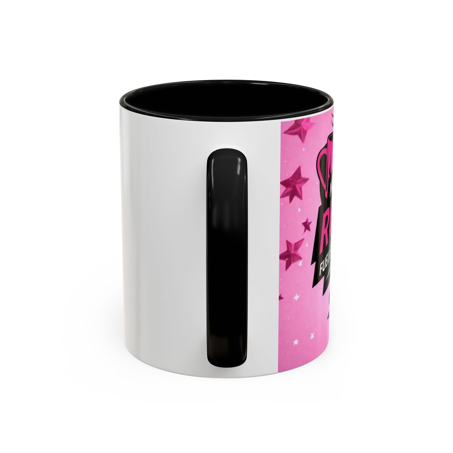 "Funny divorce-themed running mug with motivational text for runners"