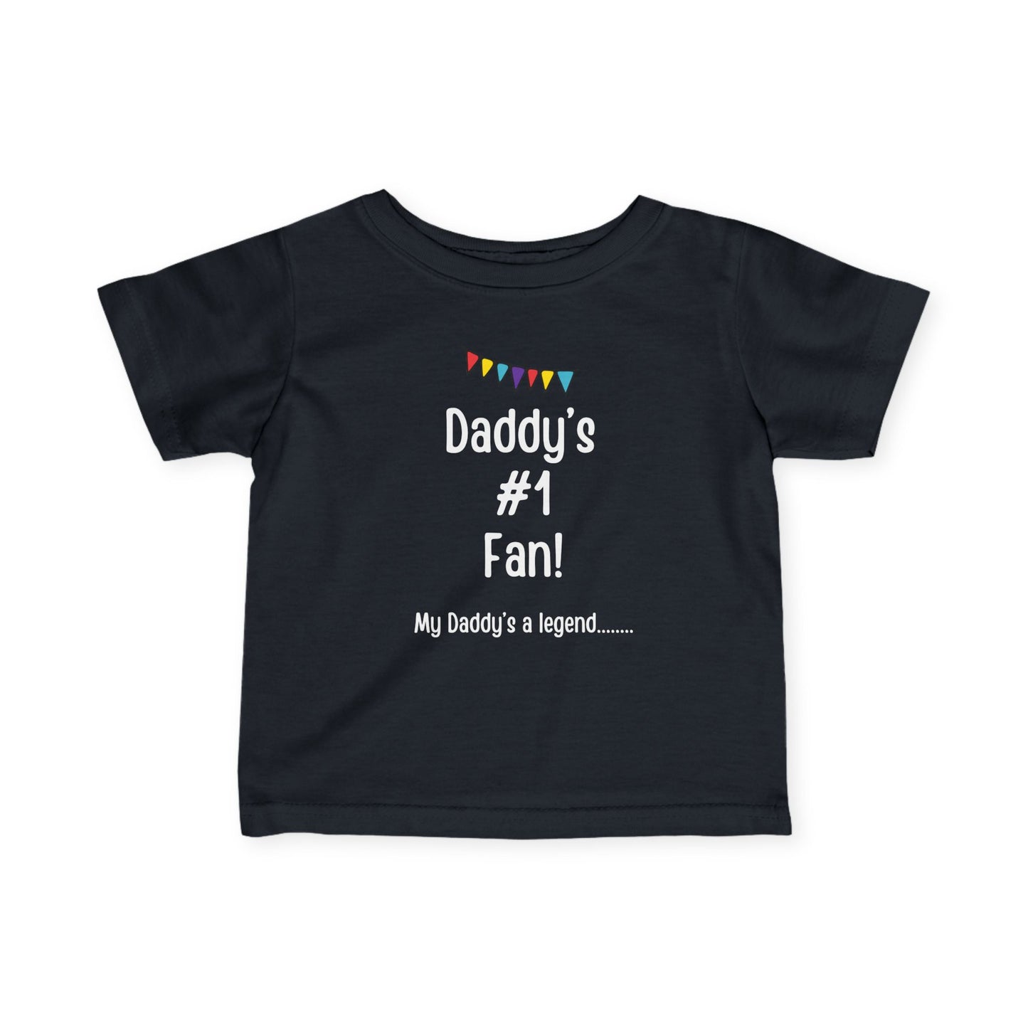 Unique Running Gift | My Daddy's a legend... |Infant t-shirt
