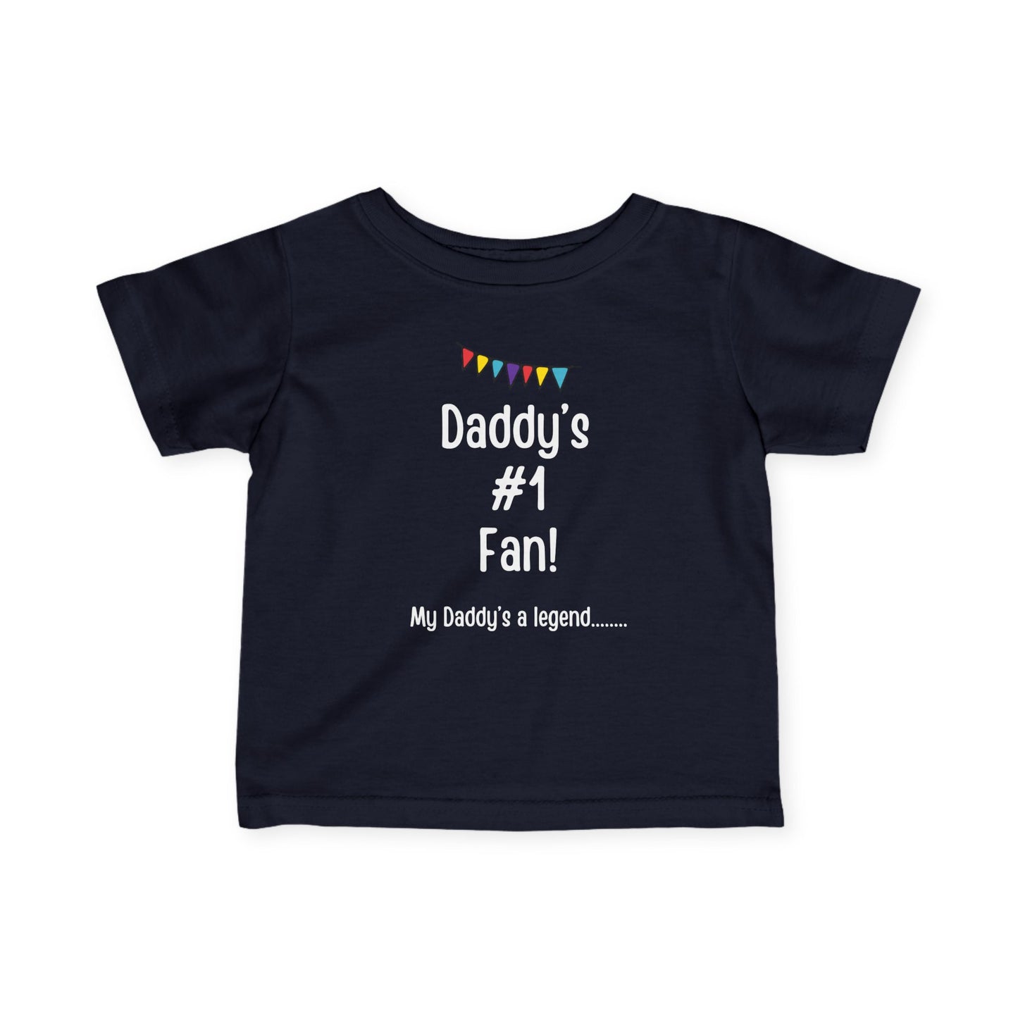 Unique Running Gift | My Daddy's a legend... |Infant t-shirt