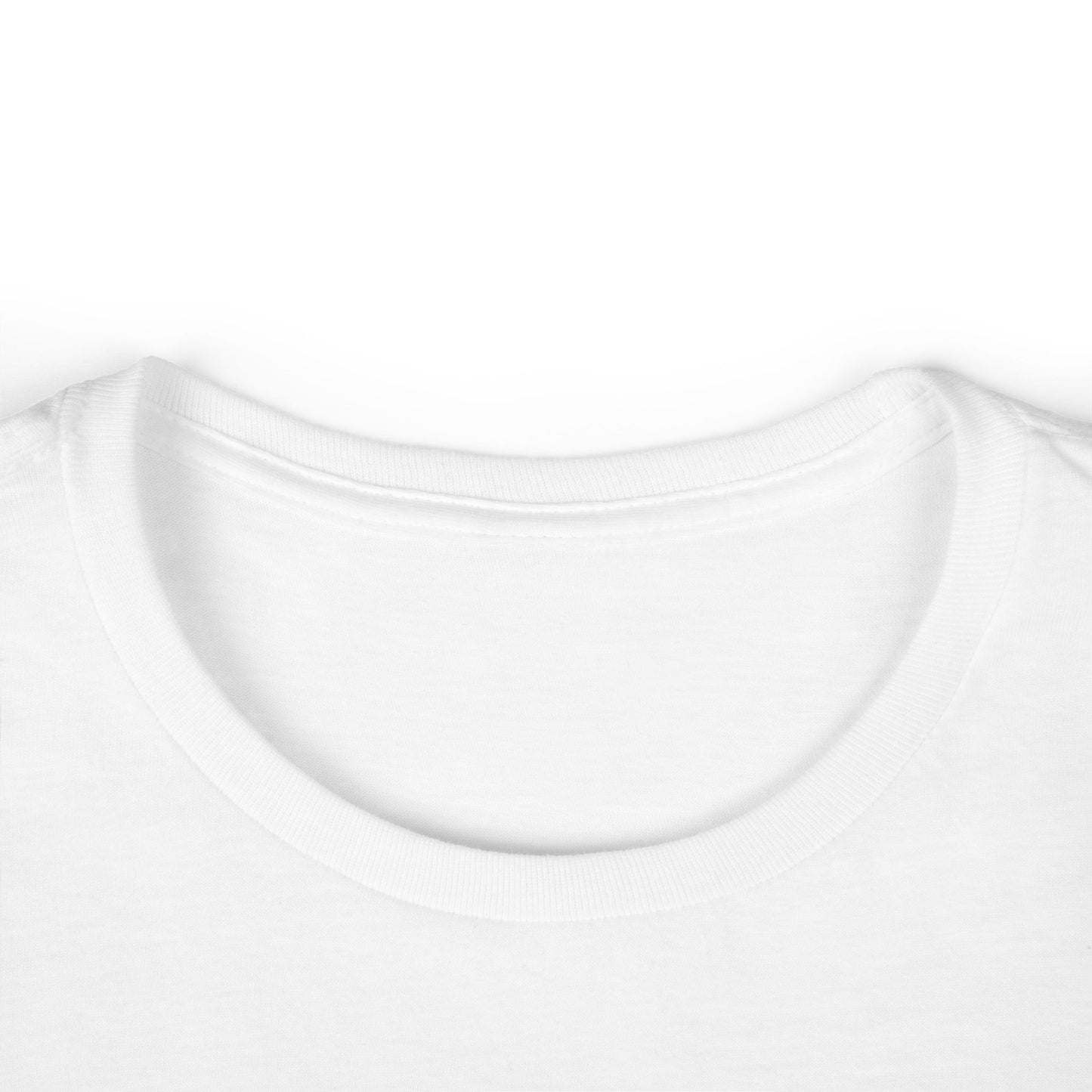 "Collar view - Soft style t-shirt displaying marathon runner's training journey between hills and breakdowns"