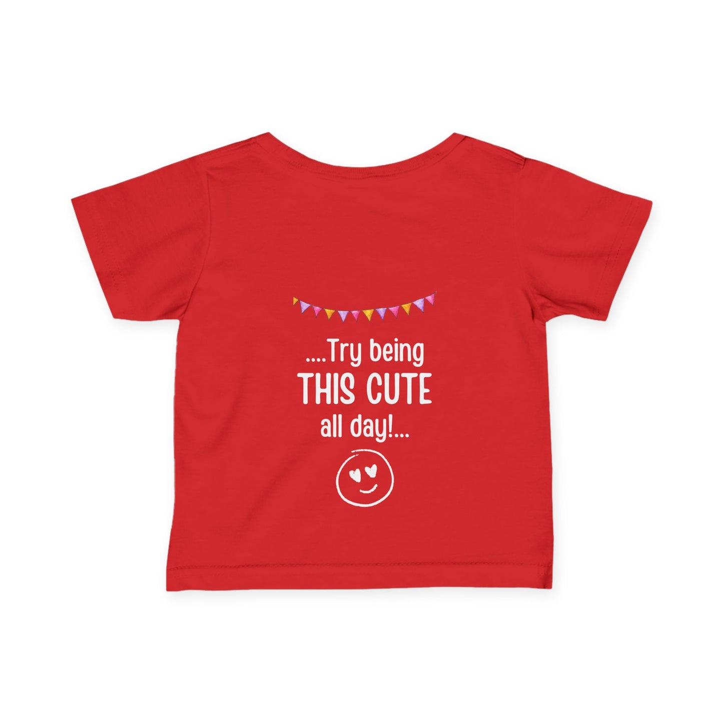 Unique Running Gift | If you think 26.2 miles is tough - try being this cute |Infant T-shirt | Baby Gift for Runners.