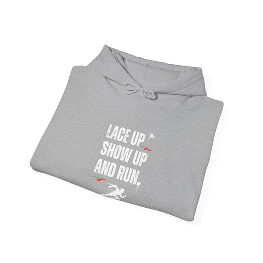 Motivational Running Hoodie | Unisex Heavy Blend Sweatshirt for Athletes, Sports Lovers, Fitness Enthusiasts, Gifts for Runners.