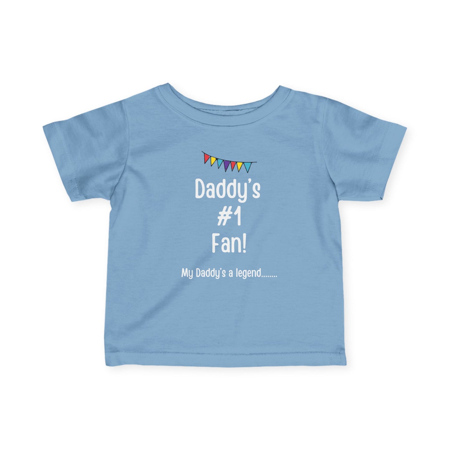 Unique Running Gift | My Daddy's a legend... |Infant t-shirt