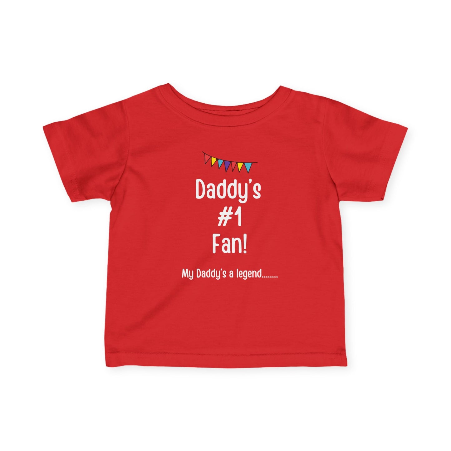 Unique Running Gift | My Daddy's a legend... |Infant t-shirt