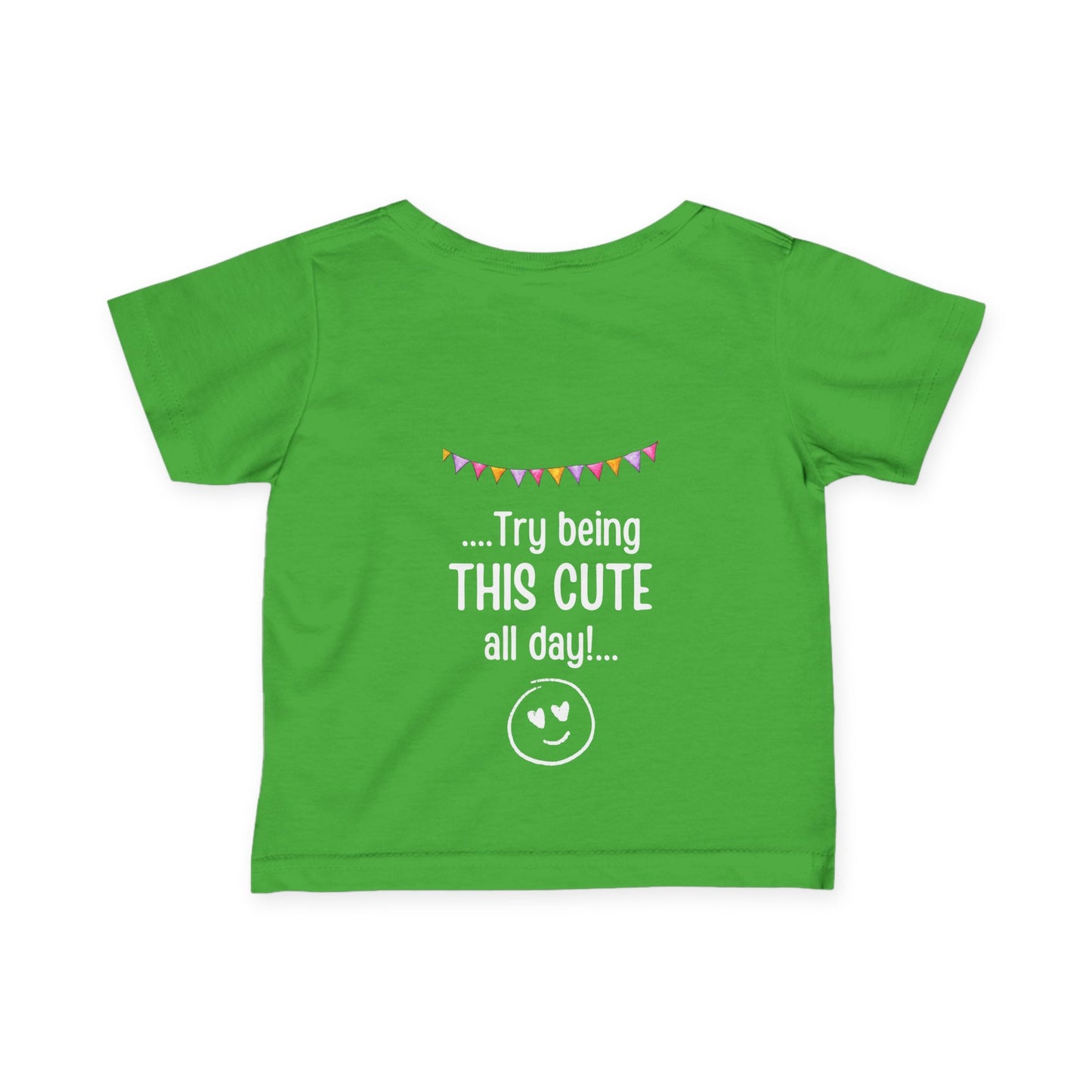 Unique Running Gift | If you think 26.2 miles is tough - try being this cute |Infant T-shirt | Baby Gift for Runners.