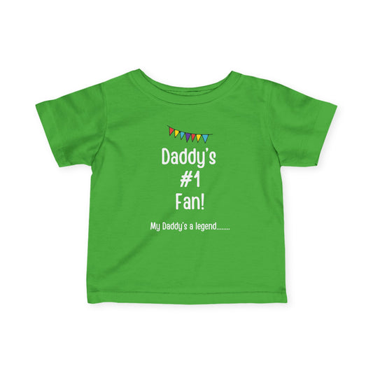 Unique Running Gift | My Daddy's a legend... |Infant t-shirt