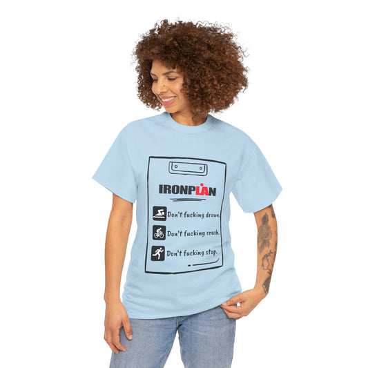 Unique Running Gift | Triathlete Gift |Don’t f**king drown | Funny, Sweary, Motivational T-Shirt | IRONMAN weekend!